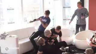 5 Seconds of Summer Recreate A 'Foetus' Photo From Their Past!
