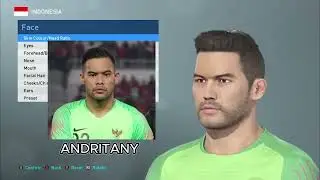 ANDRITANY | Face Build Tutorial + Stats | PES 2019