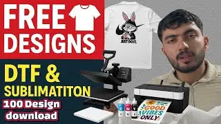 Free T-Shirt 👕 Designs for Sublimation & DTF | Complete T-Shirt Printing Setup & Usage Guide