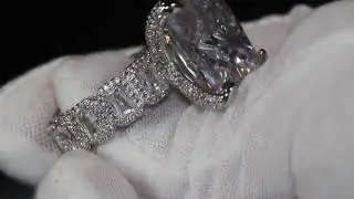 Mens Big Diamond Ring, Womens Big Diamond Ring, Huge Carat Diamond Ring
