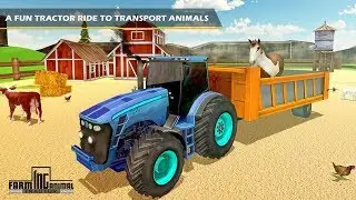 Farm Animal Transport Tractor gameplay HD