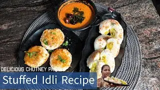 Different Types of Breakfast (नाश्ता) | Stuffed Idli Recipe With Chutney  #video #idli