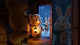 Cozy Cabin Bear | Week 4 Day 3: Knock in the Snow 🚪❄️