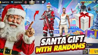 FREE FIRE Santa Claus 🤯gift random player  With Collection Versus||
