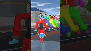 Mio saw the four giant monsters passing by #sakurasimulator #sakuraschoolsimulator #monster