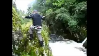 Salmon fishing in Storelva, Norway