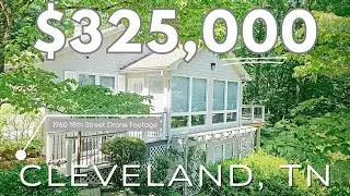 Homes for Sale in Cleveland, TN Residential Real Estate: 1960 18th Street Drone Footage #dronevideo