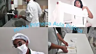 Minha Primeira Aula Prática Do Curso Técnico De Enfermagem