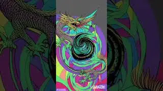 Action figure man studios phcadelic trippy dragon spiral 🍄🍄🍄🤘🔥🎶👽🧿🤖😉