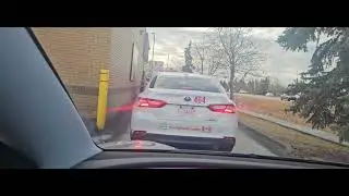 Tesla fsd ​​14.20 fail tim horton drive thru