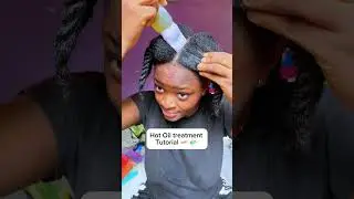 Hot oil treatment for hair health and growth &hearts;️🚀🥰&hellip; #4cnatural #hairgrowthtips #4cnaturalhaircare