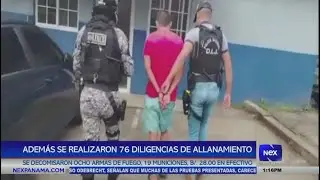 165 personas fueron detenidas a nivel nacional las últimas 24 horas