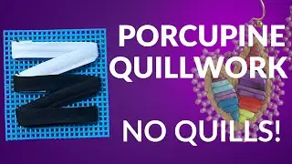 Porcupine Quillwork Without Quills