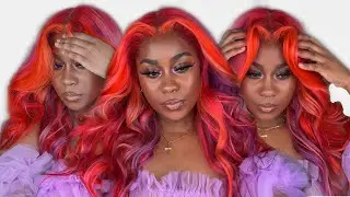 MY FAVORITE WIG YET! | Watch Me Color🌈 & Install | Big Sexy Curls | Kriyya Hair