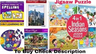 Top 5 Best Educational Toy, Jigsaw puzzle for kids and adults - Purchase Link Is In Description Box