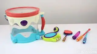 B. toys by Battat &ndash;&nbsp;Kindertrommel &ndash; Spielzeug Trommel Kinder mit 7 Musikinstrumenten
