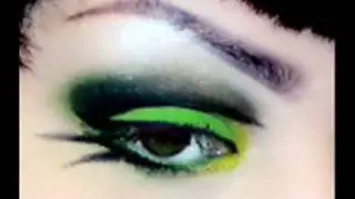 Goth Green Makeup Tutorial