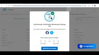 Spring '25 Salesforce Admin Cert Maintenance.