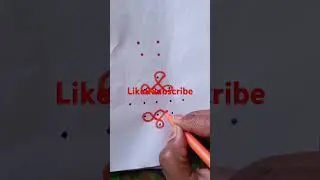Beautiful Rangoli Design For Beginners#bindidesigns#bindilove#bindilove#bindi#youtubeshorts#ytshorts