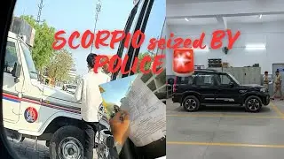 POLICE NE SEIZE KARDE SCORPIO | OVERSPEEDING | CLICKBAIT | DRIVING FUN #youtubeshorts #2244 #scorpio