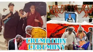 Cremation ceremony of Drawu Po Rinchen Tsering at Kamrau on 10/11/2023