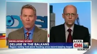 Balkans floods: Serbia appeals for aid
