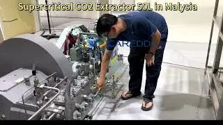 Careddi CO2 Extractor 50L Start Running in Malysia for Turmeric