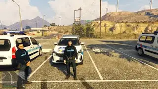 La police municipale se fait fait tir&eacute; dessus sur intervention [GTA5-LSPDFR]