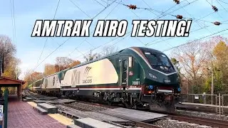 Amtrak Airo Keystone Corridor Test! 11.24.2025
