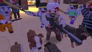 BLOCKAPOLYPSE Zombie Shooter: Radioactive Lightning Hit the Survivals Base Camp Crazy Ending 🤯