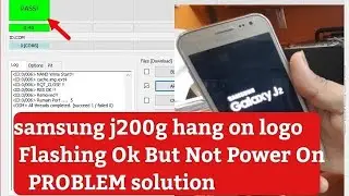 Samsung J200G Samsung hang logo flash file