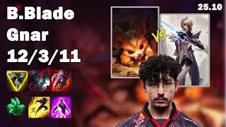 🔥 BrokenBlade Gnar Top | EUW Challenger Solo Queue | Patch 25.10 | League of Legends 🔥