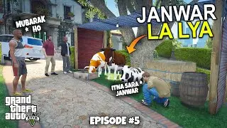MICHAEL AND FRANKLIN NA JANWAR LA LYA | FUNNY MANDI SERIES #5 | GTA 5 REAL LIFE MODS