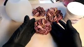 271 PRESERVE FLOWERS IN A KEEPSAKE CANDLE HOLDER.  SO PRETTY. RESIN ART DIY CRAFT PRESERVE FLOWERS
