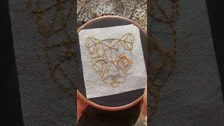 Tiger embroidery on Men&rsquo;s Shirt.! #youtubeshorts #embroideryvideo #shortsvideo