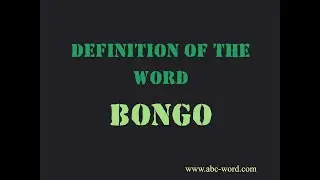 Definition of the word 