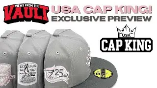 EXCLUSIVE PREVIEW!  USA Cap King's sweet New Era fitted hat collection PINK GLAZE!