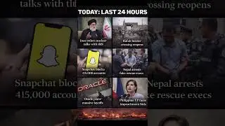 Today: Last 24 Hours 🌍 | Iran Talks, Rafah Reopens, Oracle Layoffs & More | Flashworld24 #shorts