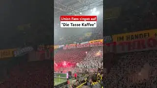Support der Union Berlin Fans in Dortmund