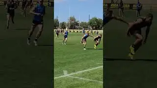 Marcus Windhager yells at himself at St Kilda training