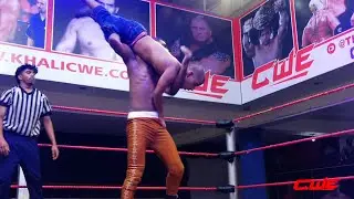 CWE | TIGER  VS  CHOTU DADDHA | #youtubeindia #cwe #thegreatkhali #prowrestling
