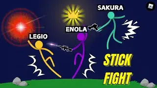 STICKMAN FIGHT! CI SFIDIAMO A DUELLO CHI VINCER&Agrave;? - ROBLOX ITA