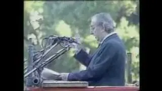 Alberto Candeau lectura de la proclama -  A 30 a&ntilde;os del Obelisco - 27 de noviembre de 1983