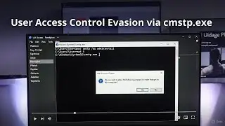 User Access Control Evasion via cmstp.exe