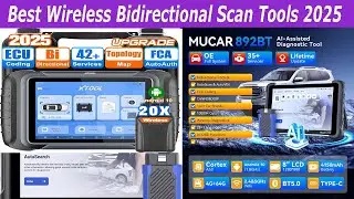 Best Wireless Bidirectional Scan Tools 2025 Most Popular - Only 5 worth buying right now!