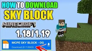 Minecraft PE 1.19 Sky Block MediaFire Link Download! Minecraft Sky Block Best