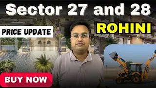 ROHINI SECTOR 27 & 28 | PRICE UPDATE | INVEST NOW | #dda #rohini #plot #uer2 #metro #construction