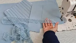 Latest stylist Palazzo pant design with cutwork and pintucks cutting and stitching 