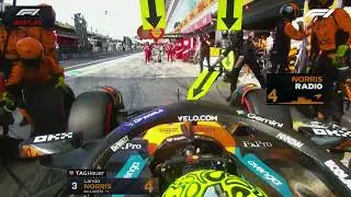 Leaked Angry Sarcastic Radio Lando Norris After Failed Pitstop McLaren F1 Italian Grand Prix Monza