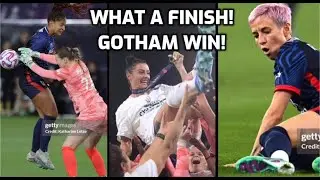 GOTHAM FC WIN 2023 NWSL CHAMPIONSHIP WITH DRAMATIC RED CARD FINISH! NO ONE COULD BELIEVE IT!